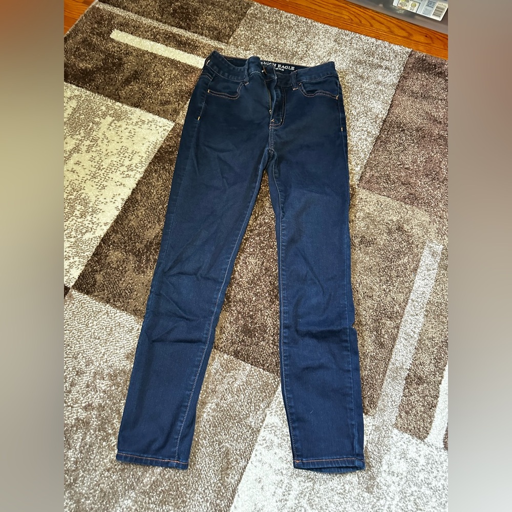 American Eagle High Rise Jegging Crop; size 2